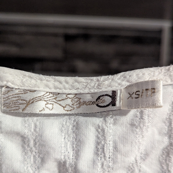 Dynamite White Lace Accent Tank Top - Picture 5 of 5